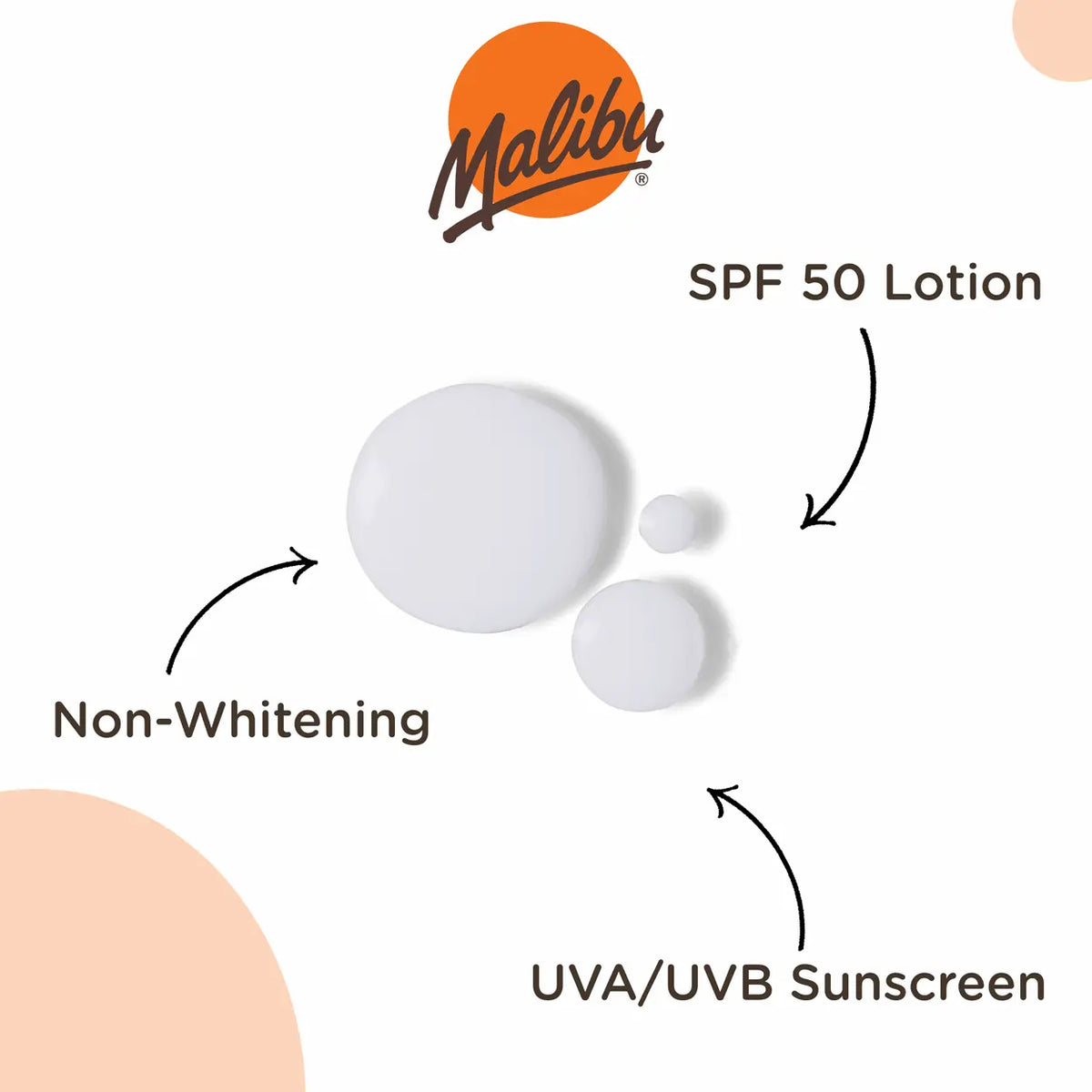 Malibu | Kids Coloured Lotion | SPF 50 | Non - Whitening | UVA/UVB sunscreen
