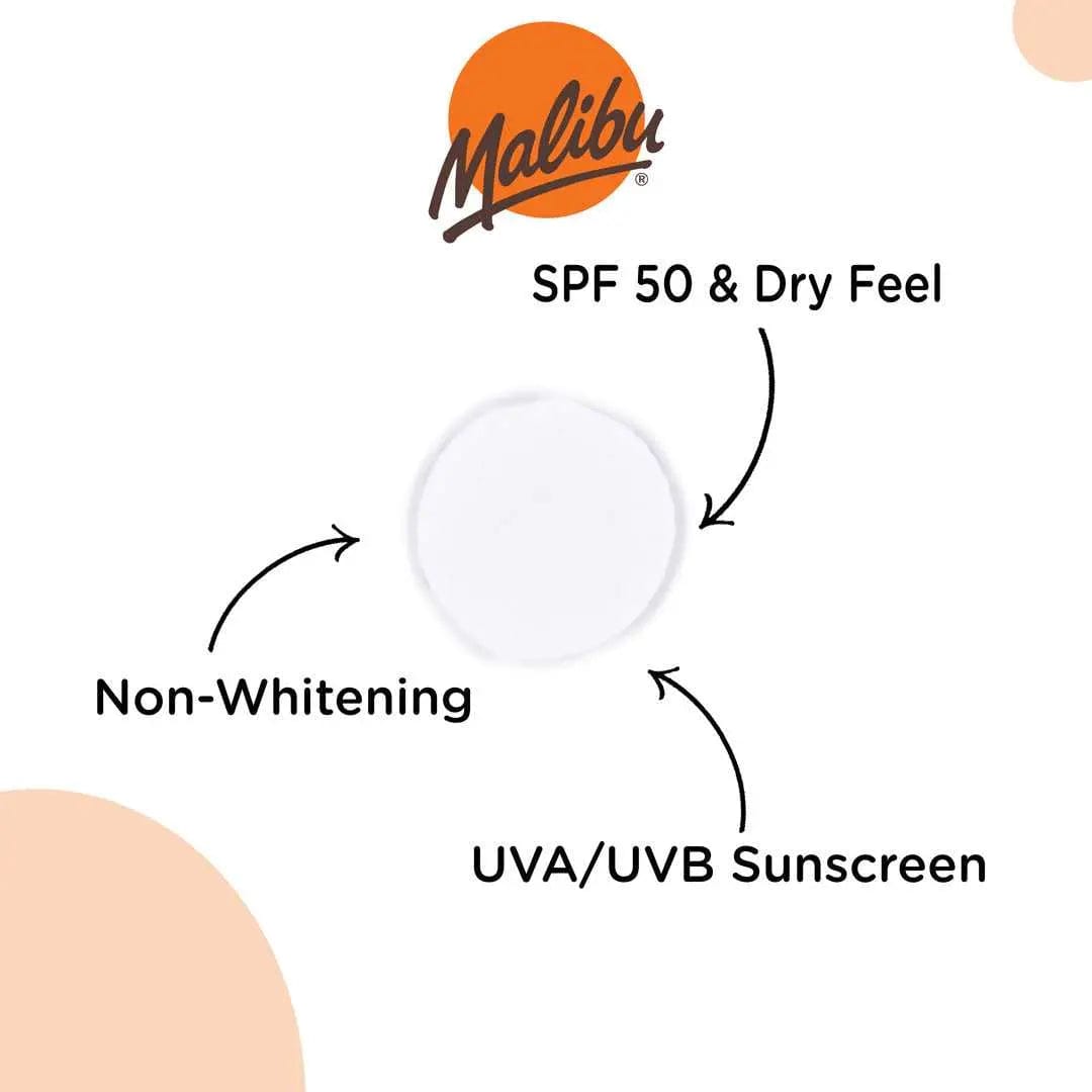 Malibu | All Day Clear Spray Sunscreen | SPF 50 | Non - Whitening | UVA/UVB Sunscreen