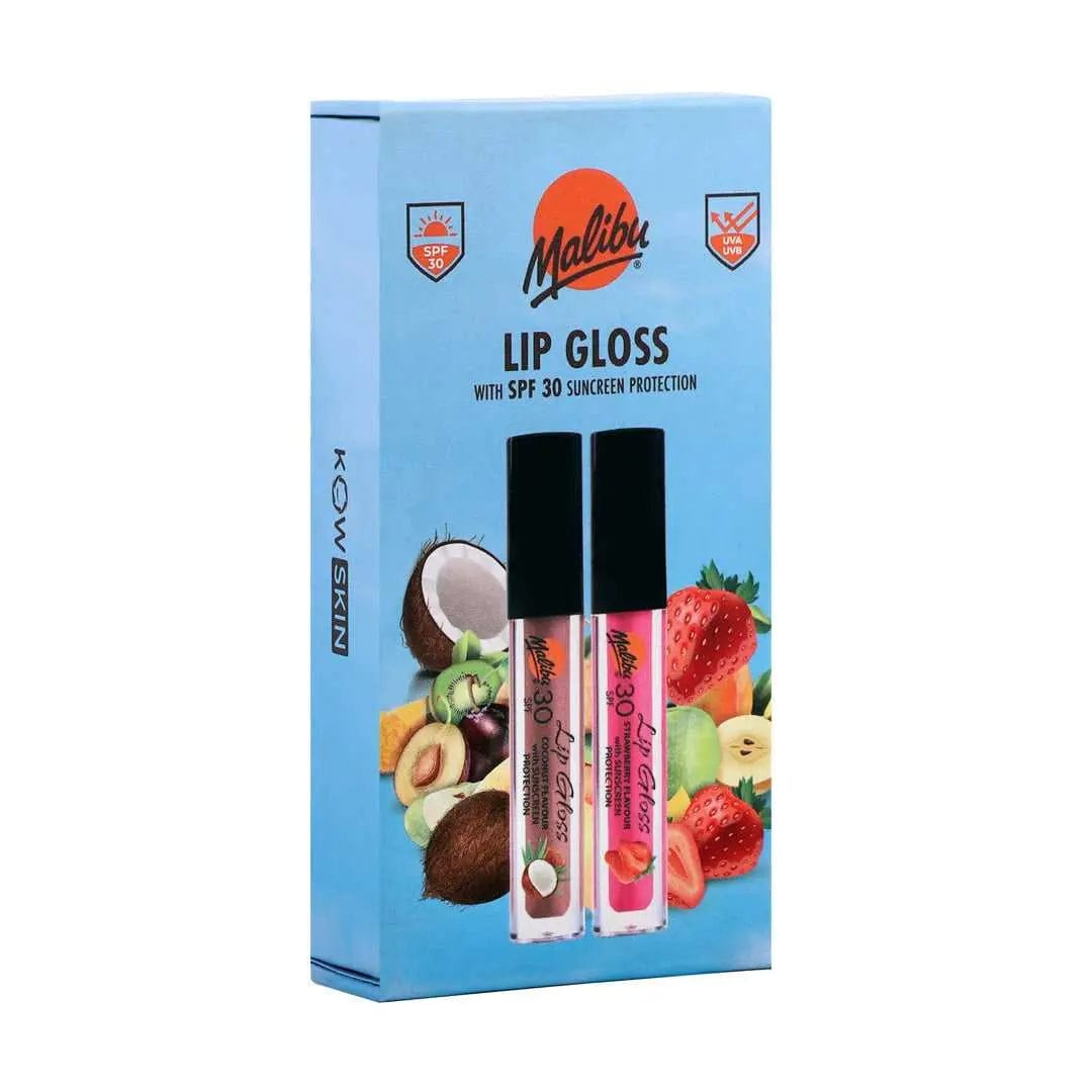 Malibu Suncare Lip Gloss - Strawberry Flavour | SPF 30 | 1.5 mL