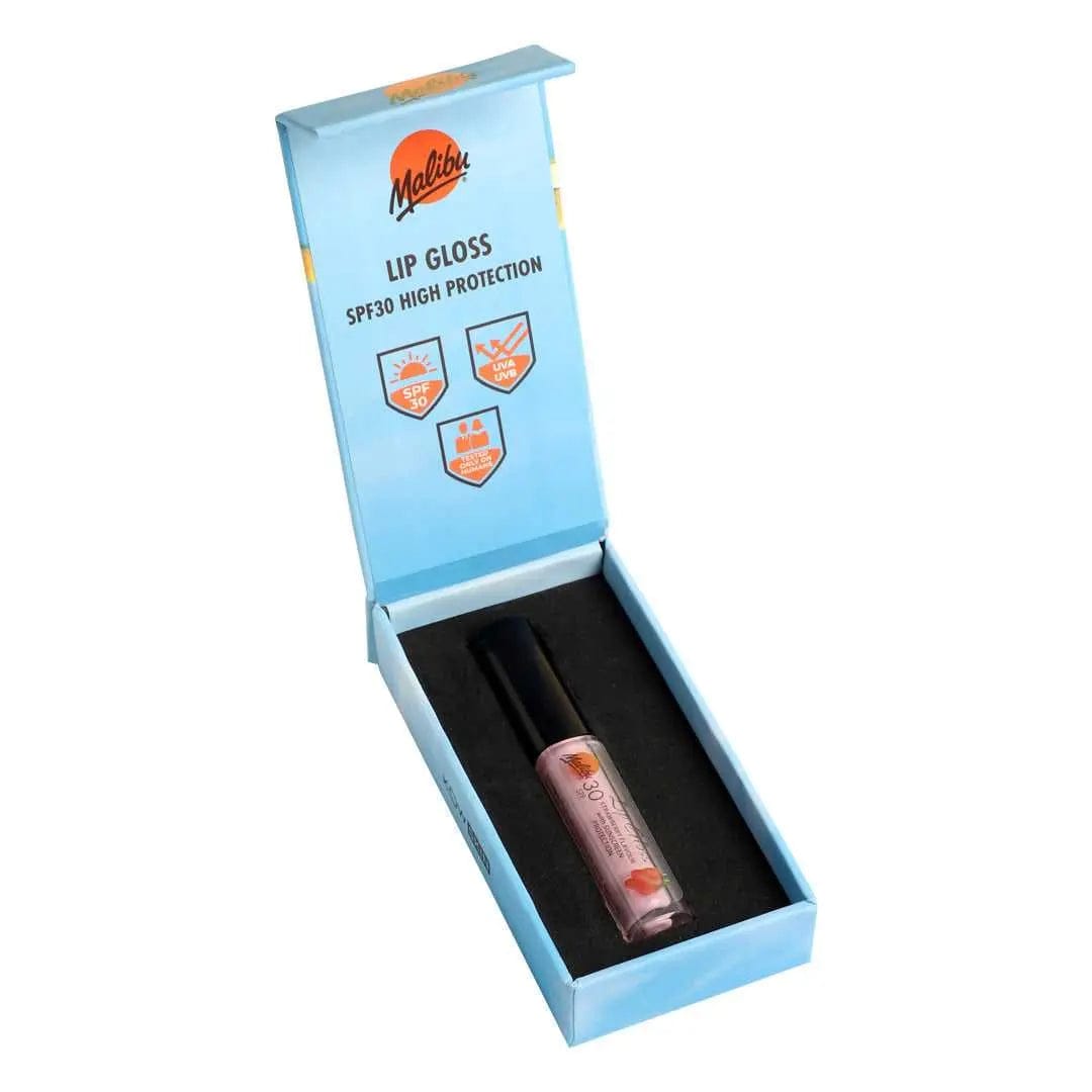 Malibu Suncare Lip Gloss - Strawberry Flavour | SPF 30 | 1.5 mL