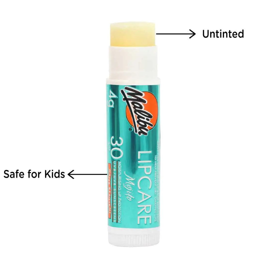 Malibu | Mojito Lip Balm | Safe for kids | Untinted