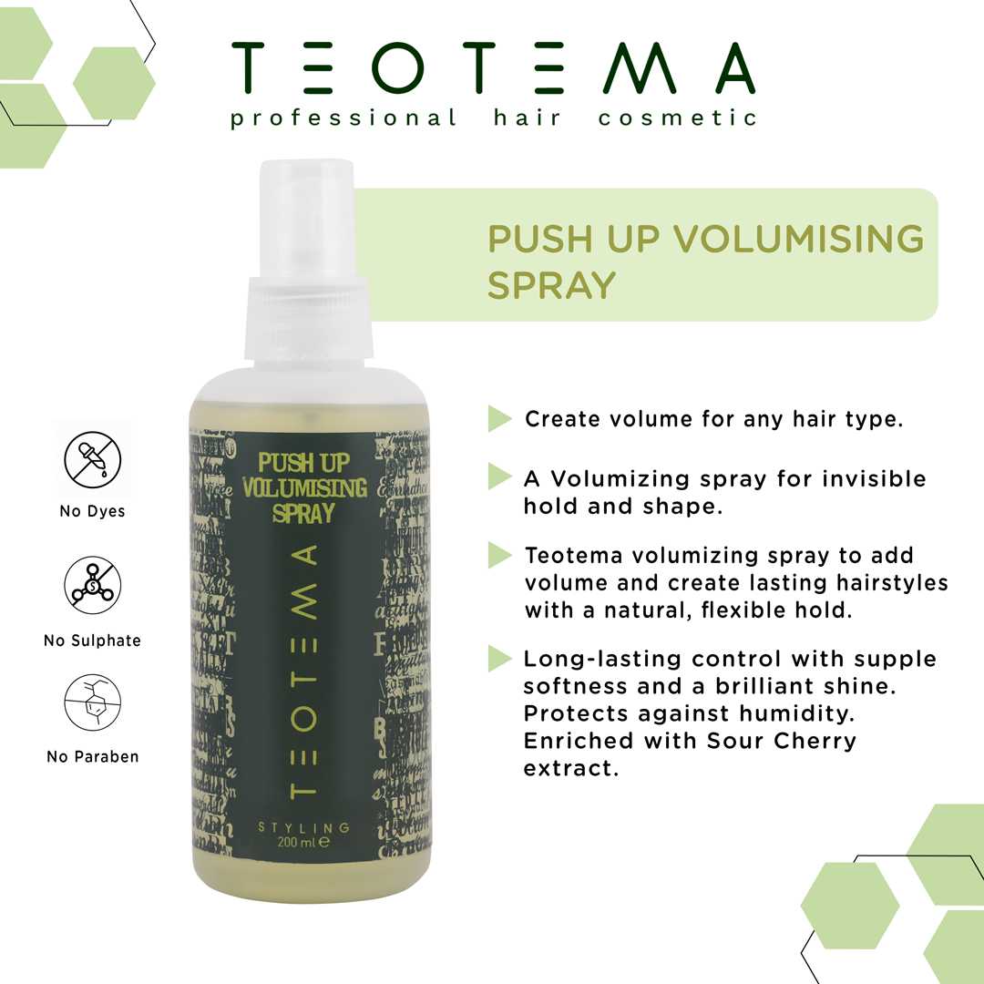 Teotema | Push Up Volumising Spray | SLS Free | Paraben Free